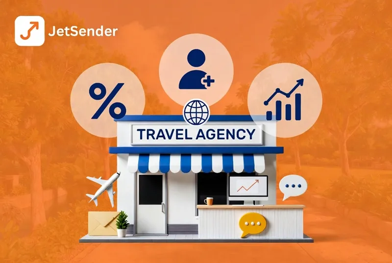 کاربردهای جت‌سندر برای آژانس‌های گردشگری